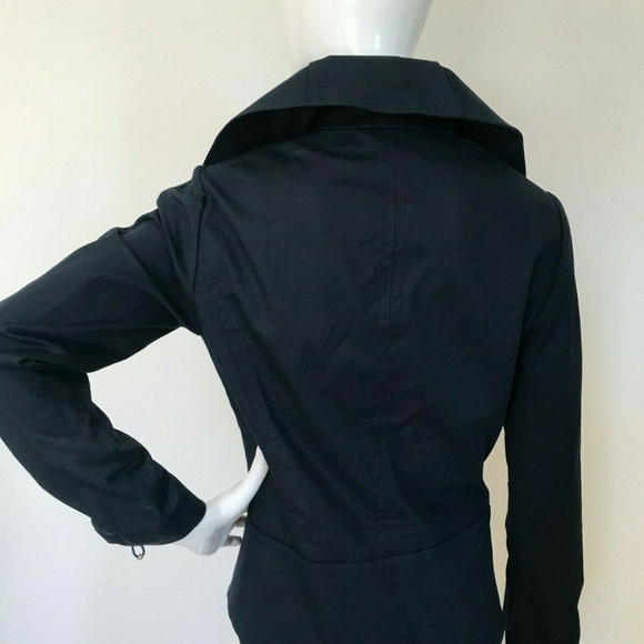 WORTH Navy Blue short zip up 3 season jacket/coat - Picture 7 of 8